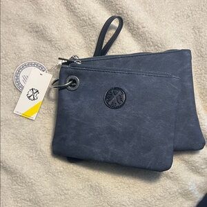 Indigo Charcoal Pouch Duo